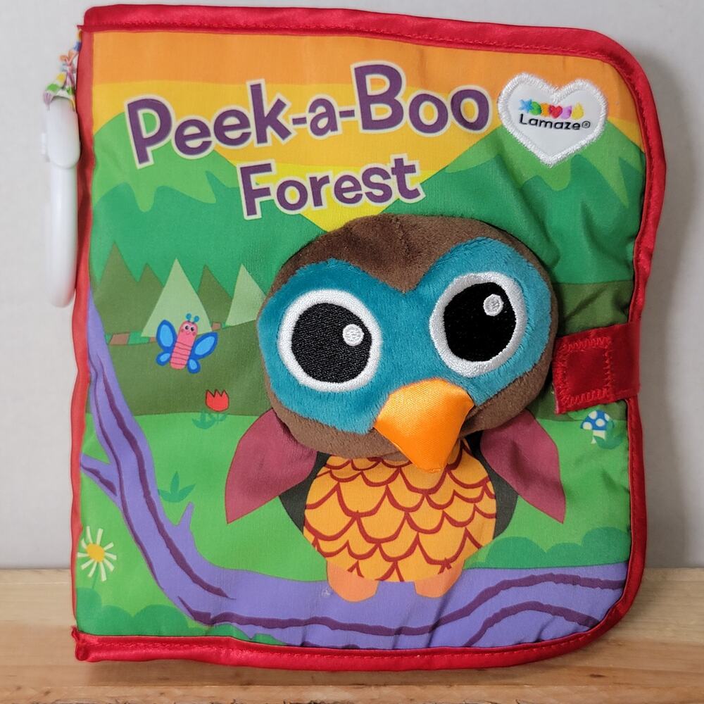 Lamaze Peek-a-Boo Forest Cloth Book